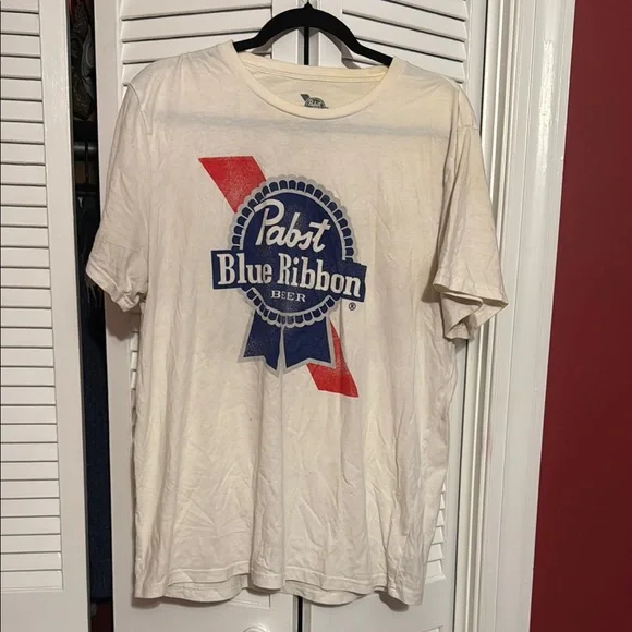 PBR Men's White T-Shirt - Picture 1 of 1